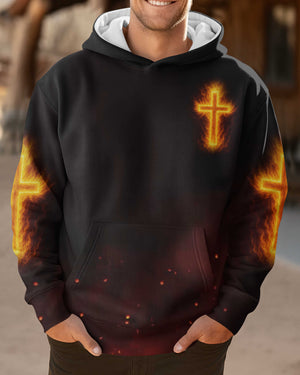 With God On My Side No One Can Stand Against Me Hoodie