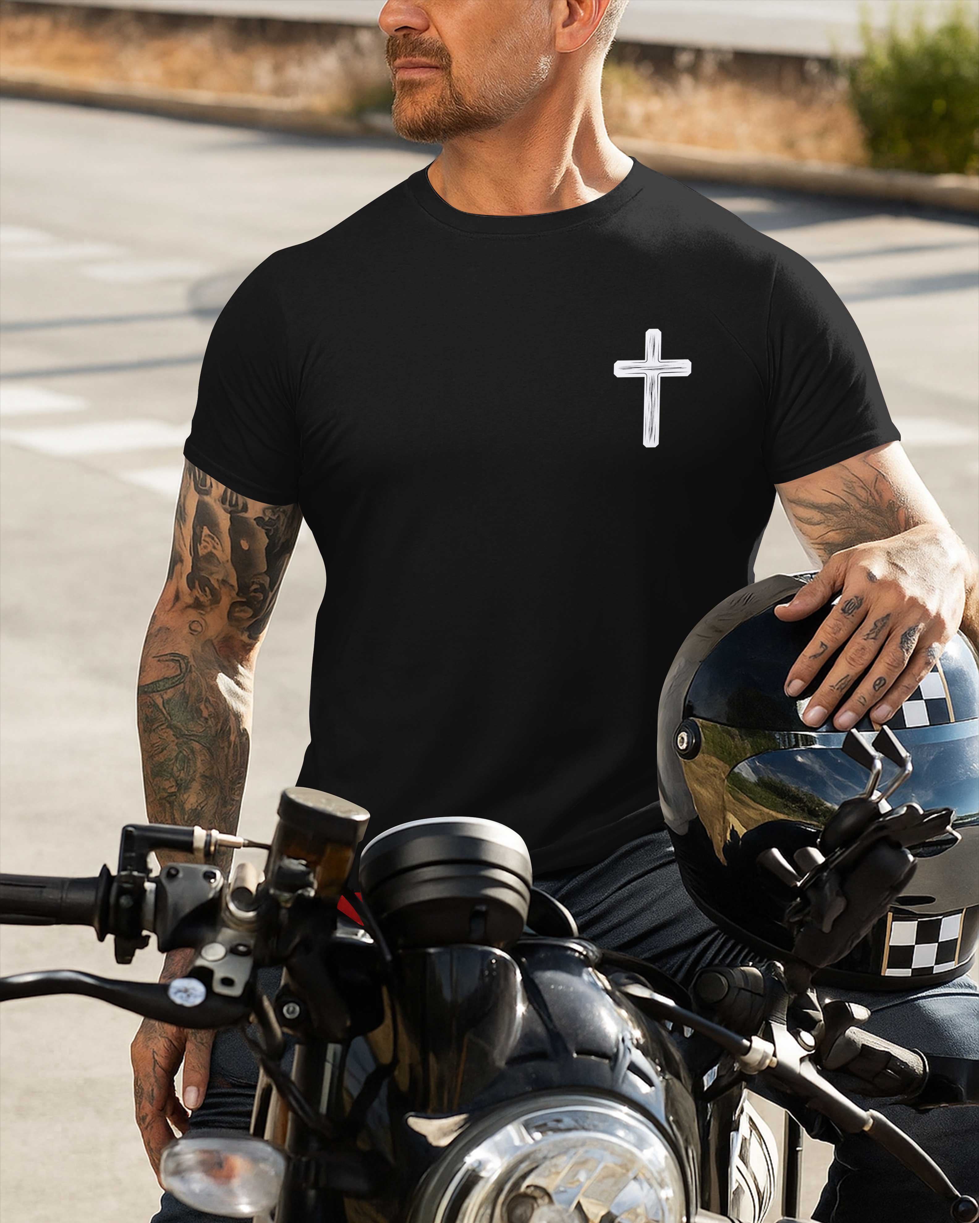 Blessed Are The Bikers Who Ride In His Name T-Shirt