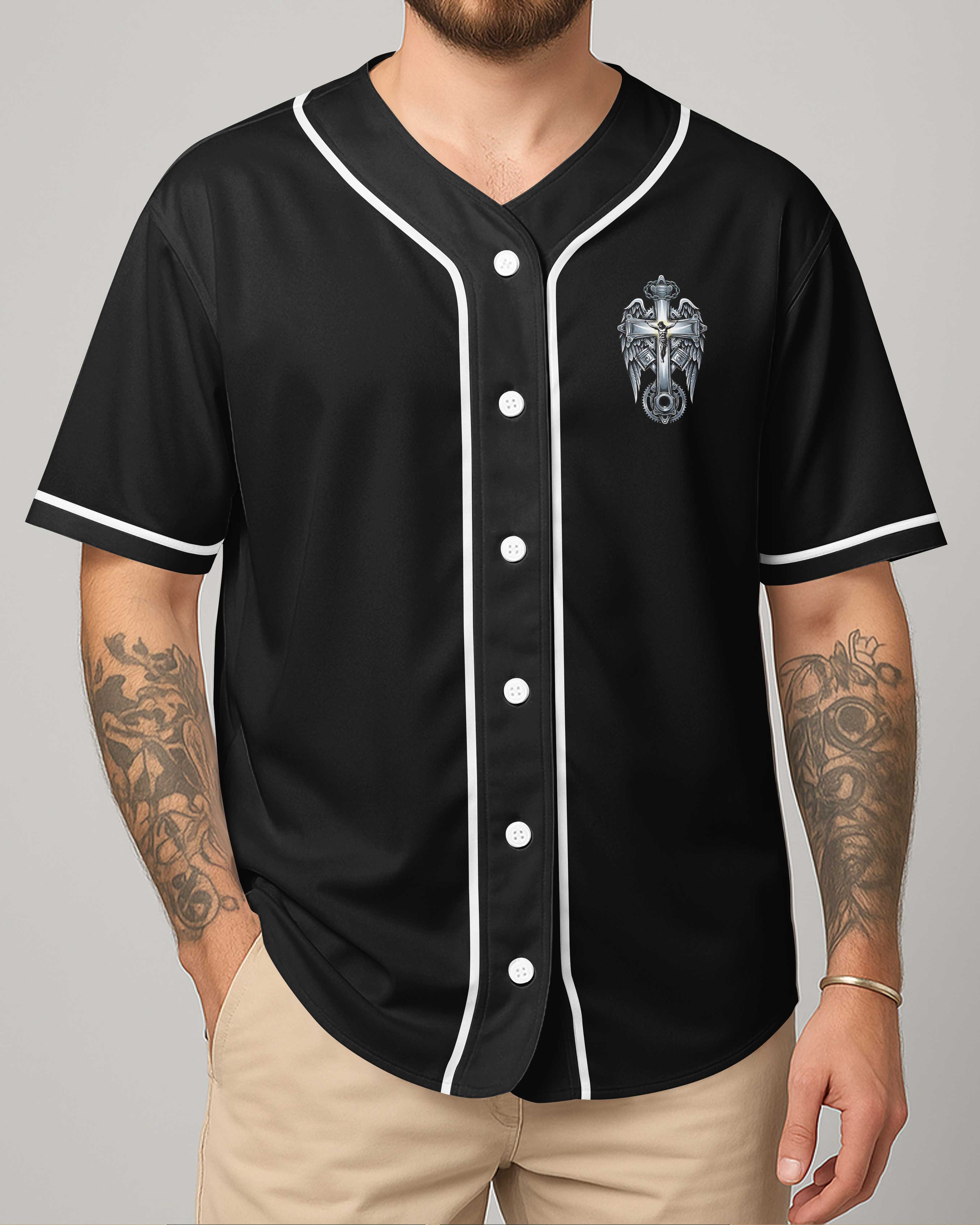I Am A Simple Man I Like Motorcycles And Believe In Jesus Jersey