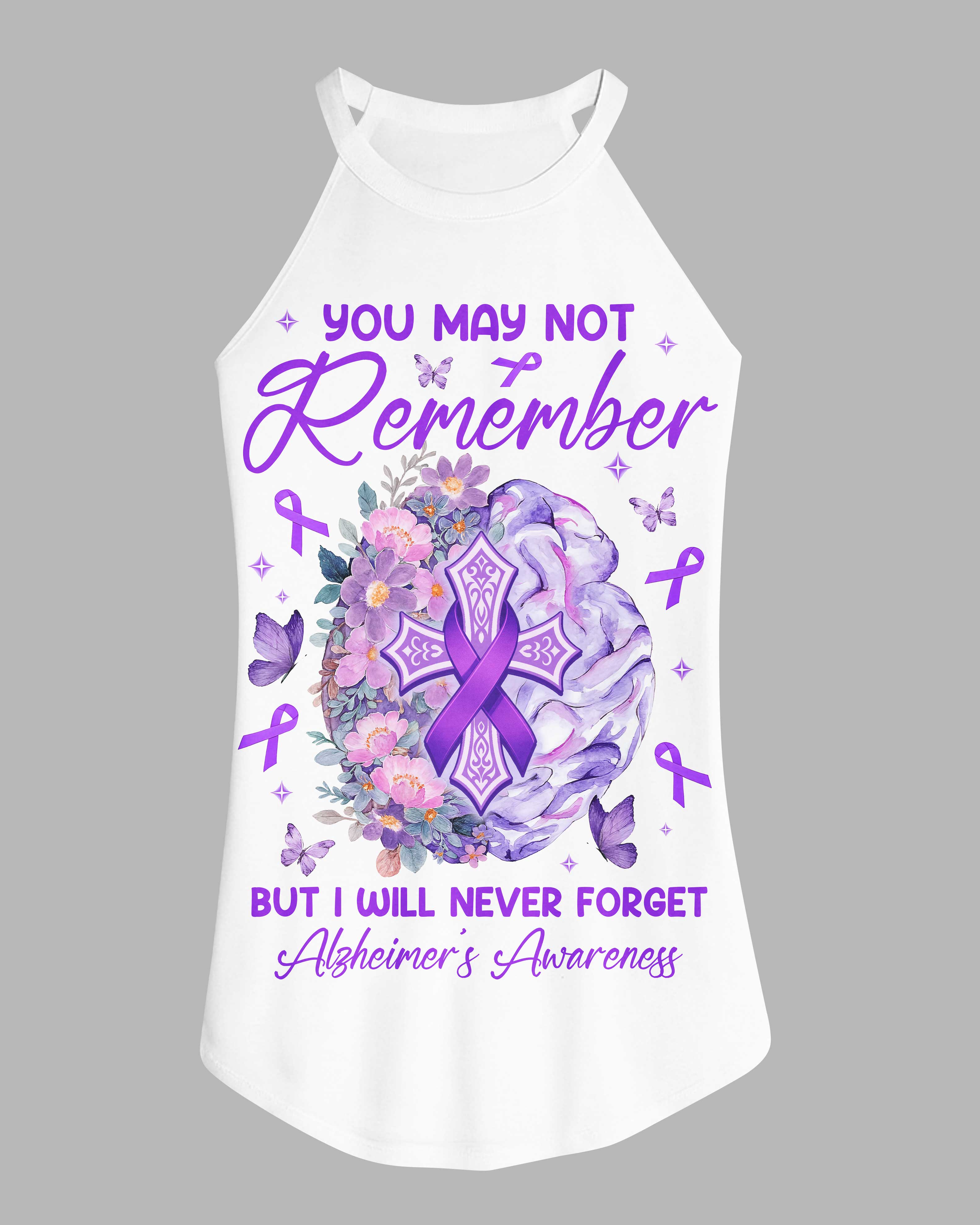 You May Not Remember But I Will Never Forget Rocker Tank Top