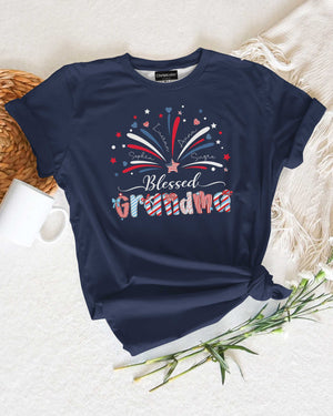 Blessed Grandma Independence Day T-Shirt