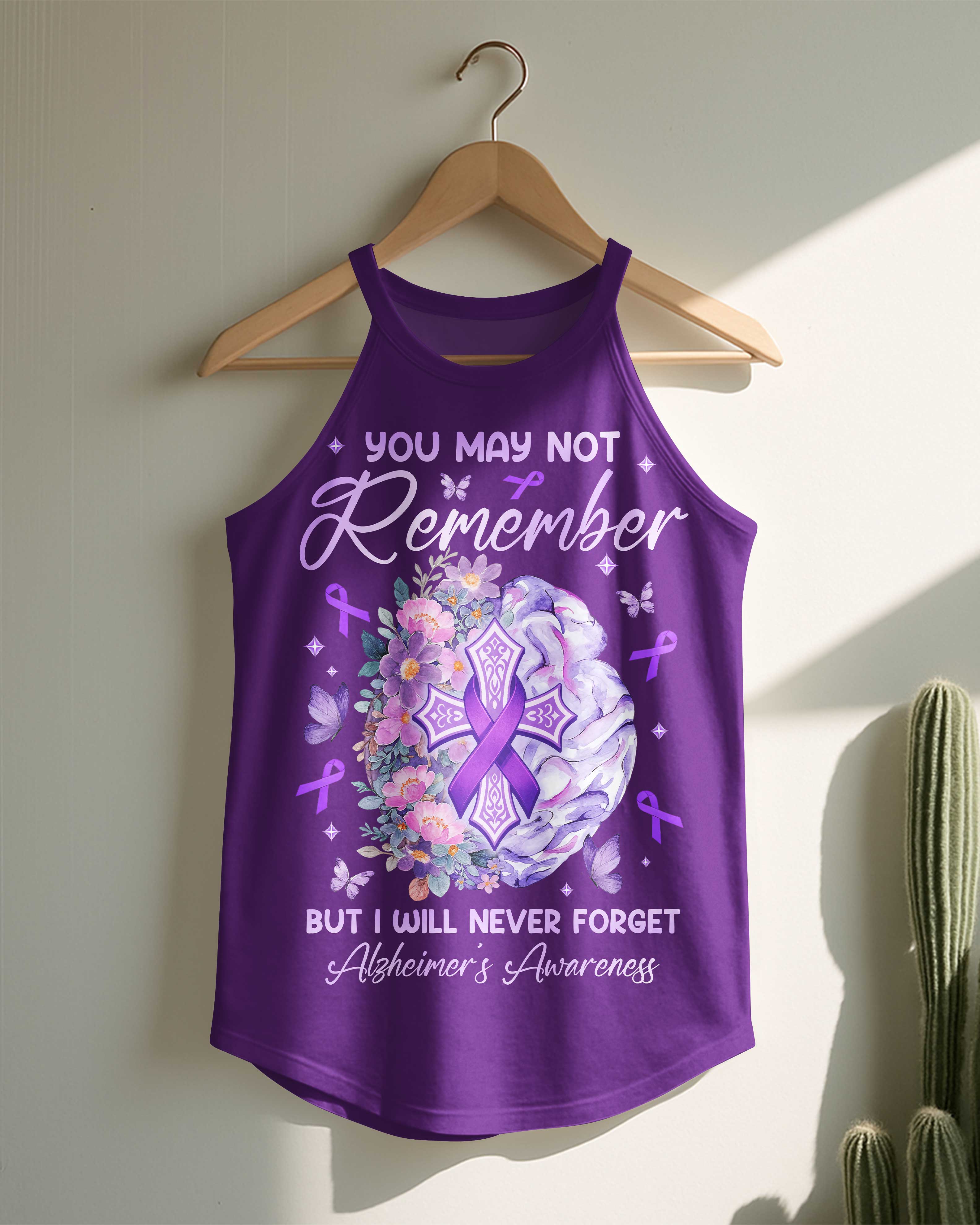 You May Not Remember But I Will Never Forget Rocker Tank Top