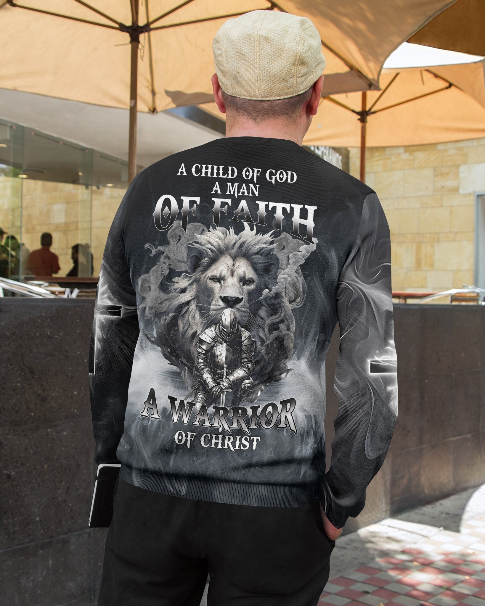 A Child Of God A Man Of Faith All Over Print Sweater