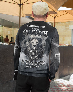 A Child Of God A Man Of Faith All Over Print Sweater