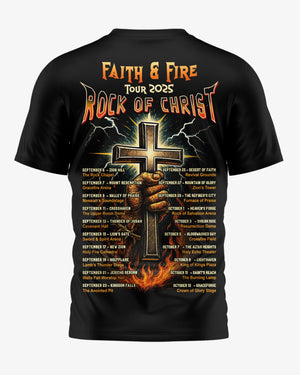 Faith And Fire Tour 2025 Shirt