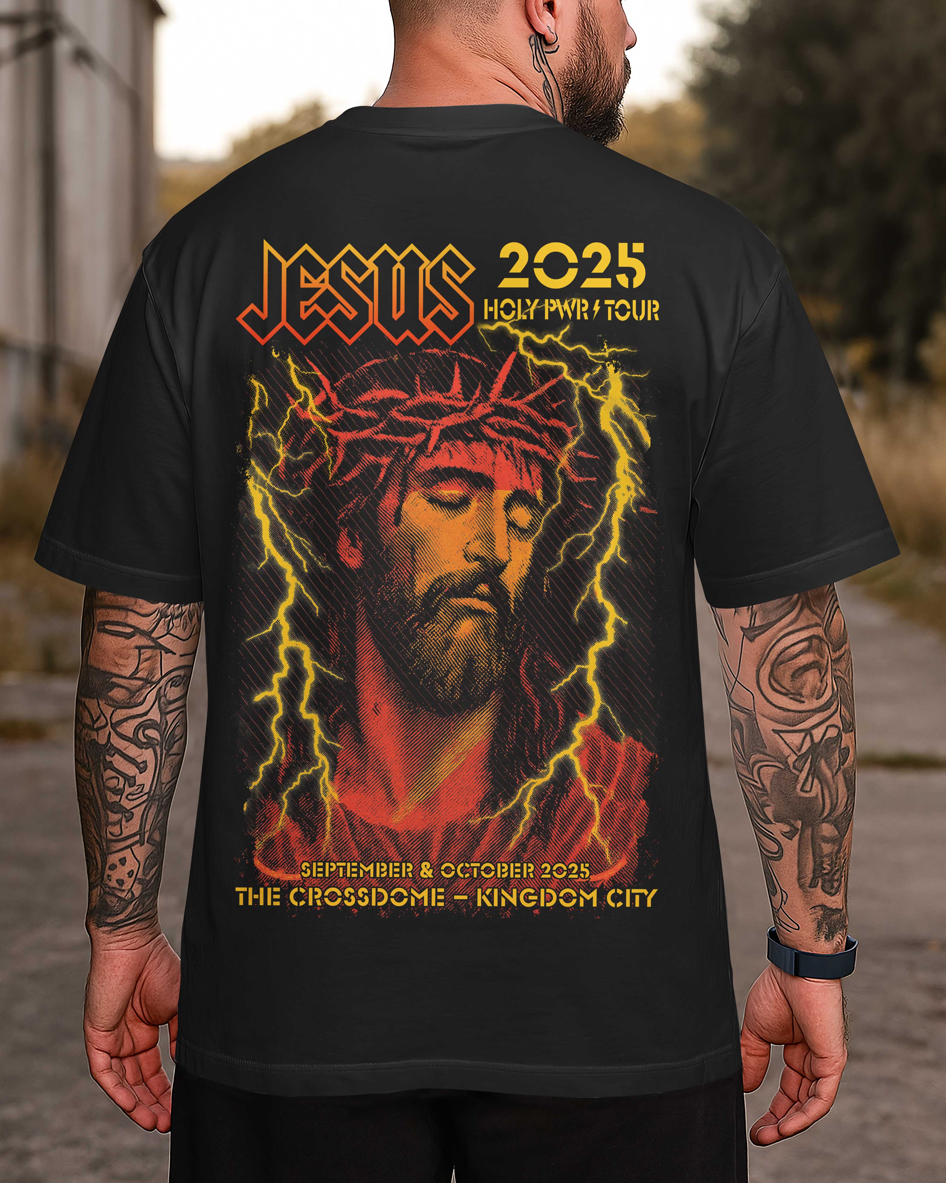 Jesus Holy Pwr Tour The Crossdome Kingdom City Shirt