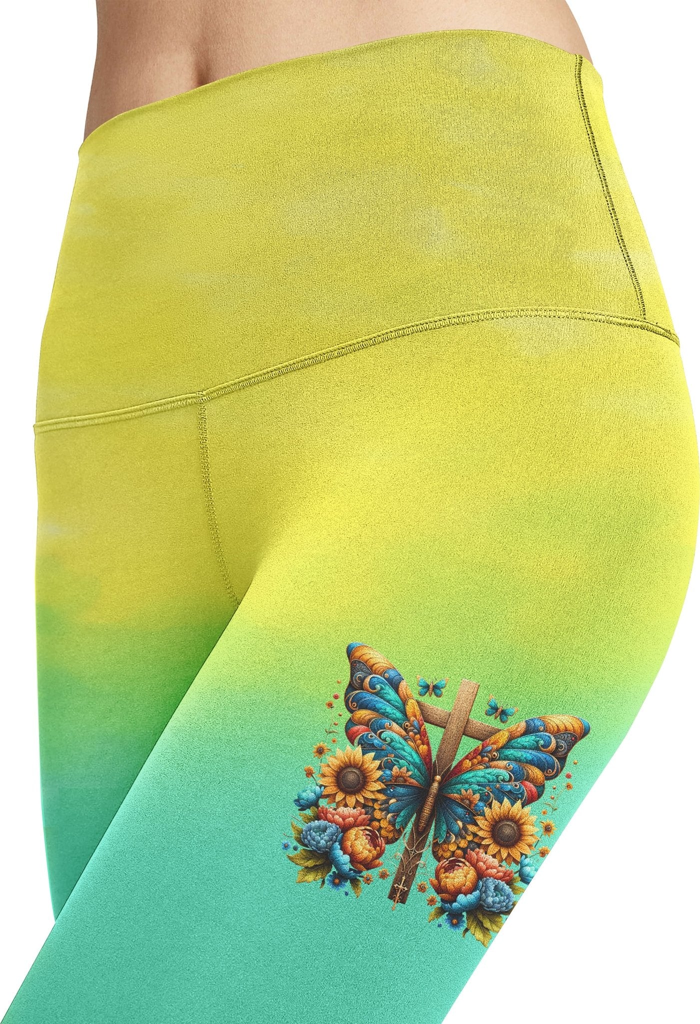 Faith Hope Love All Over Print Leggings