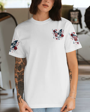 Loves Jesus And America Too All Over Print T-Shirt