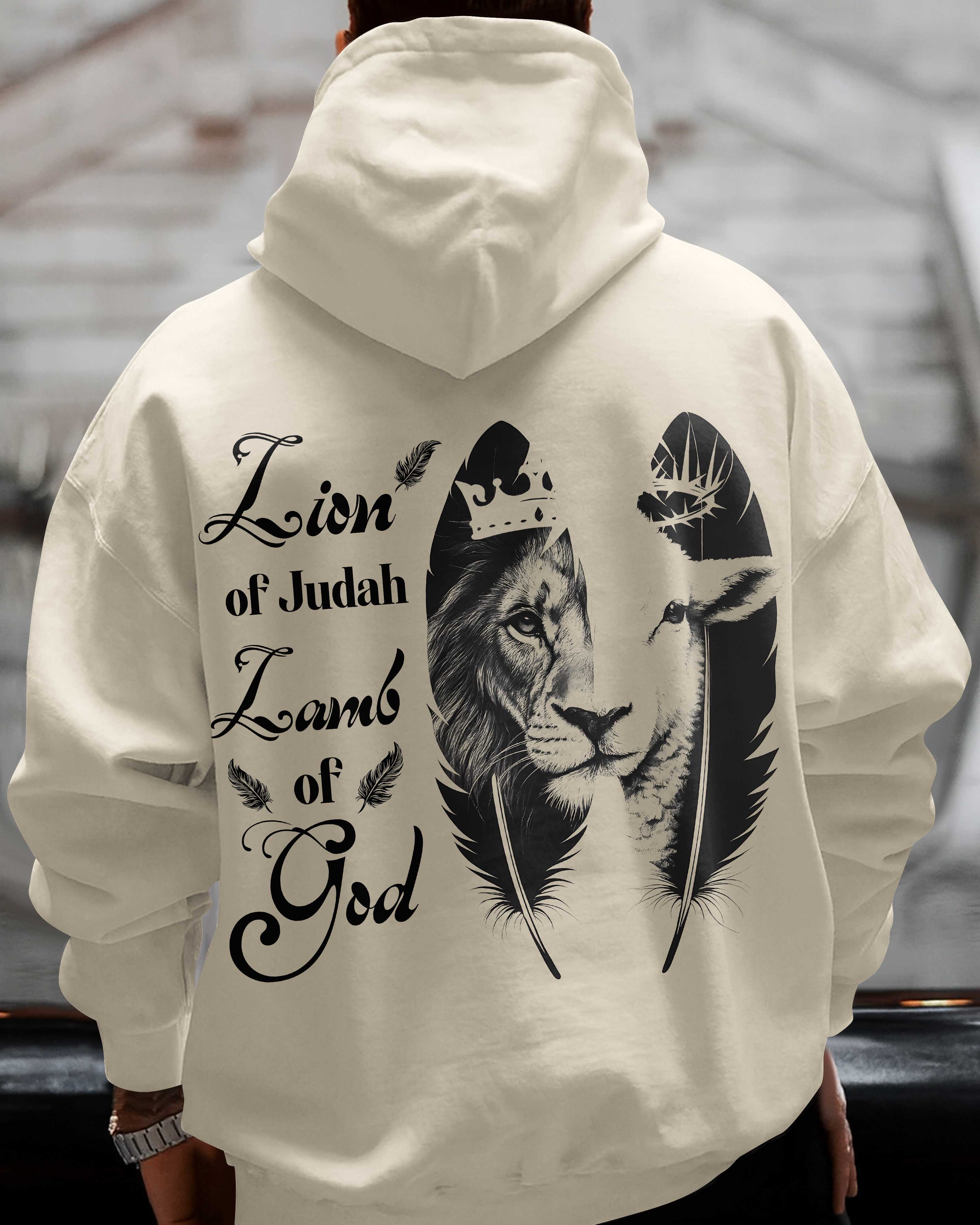 Lion Of Judah Lamb Of God All Over Print Hoodie