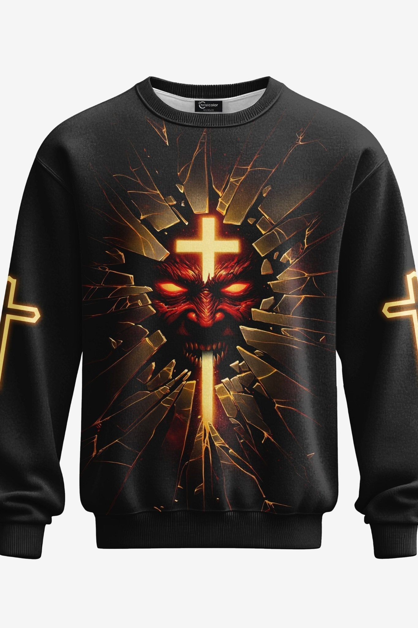 The Devil Is A Liar All Over Print Sweater