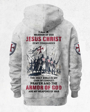 I Am A Warrior Of God Jesus Christ Is My Commander Shirt