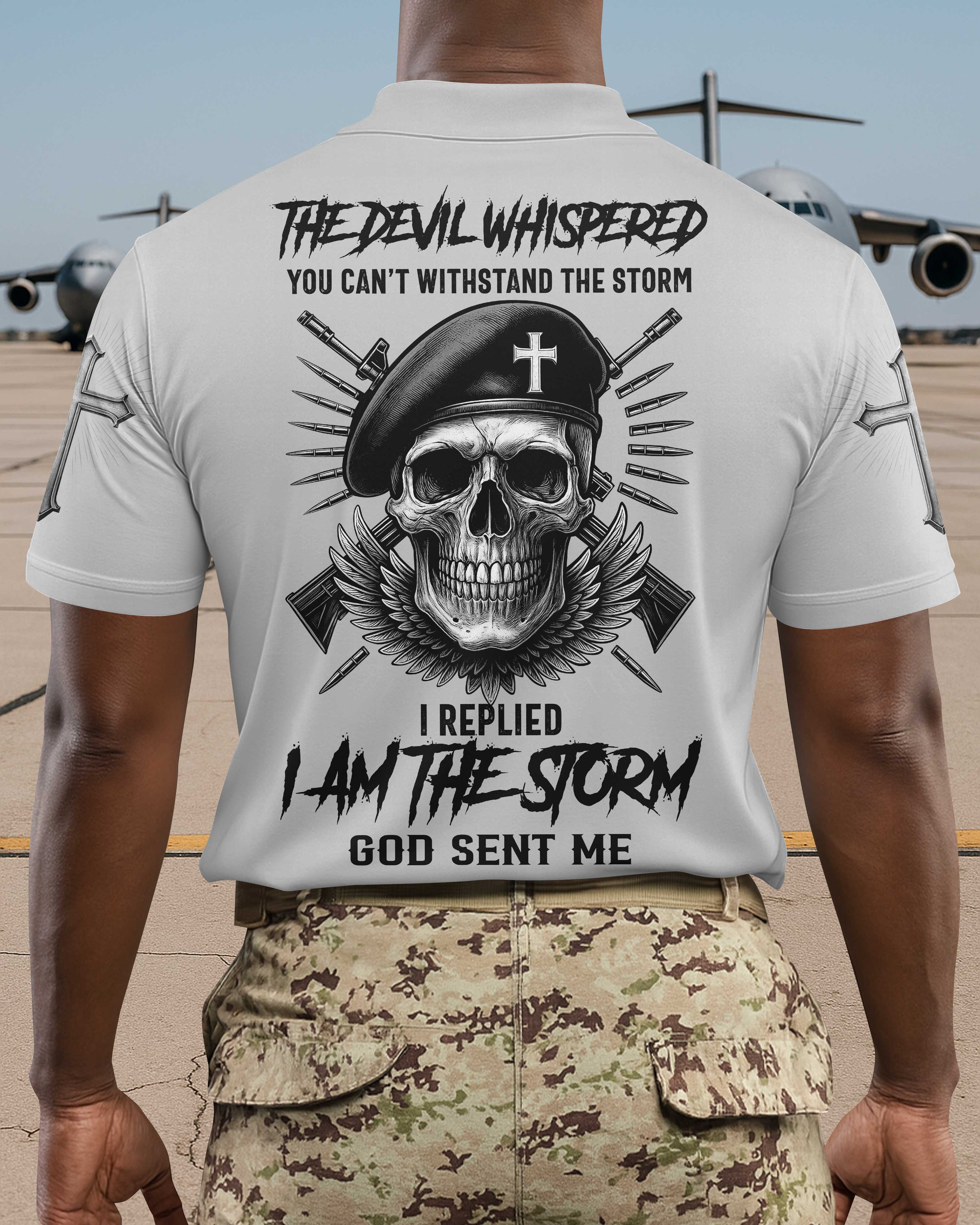 The Devil Whispered You Can't Withstand The Storm Shirt