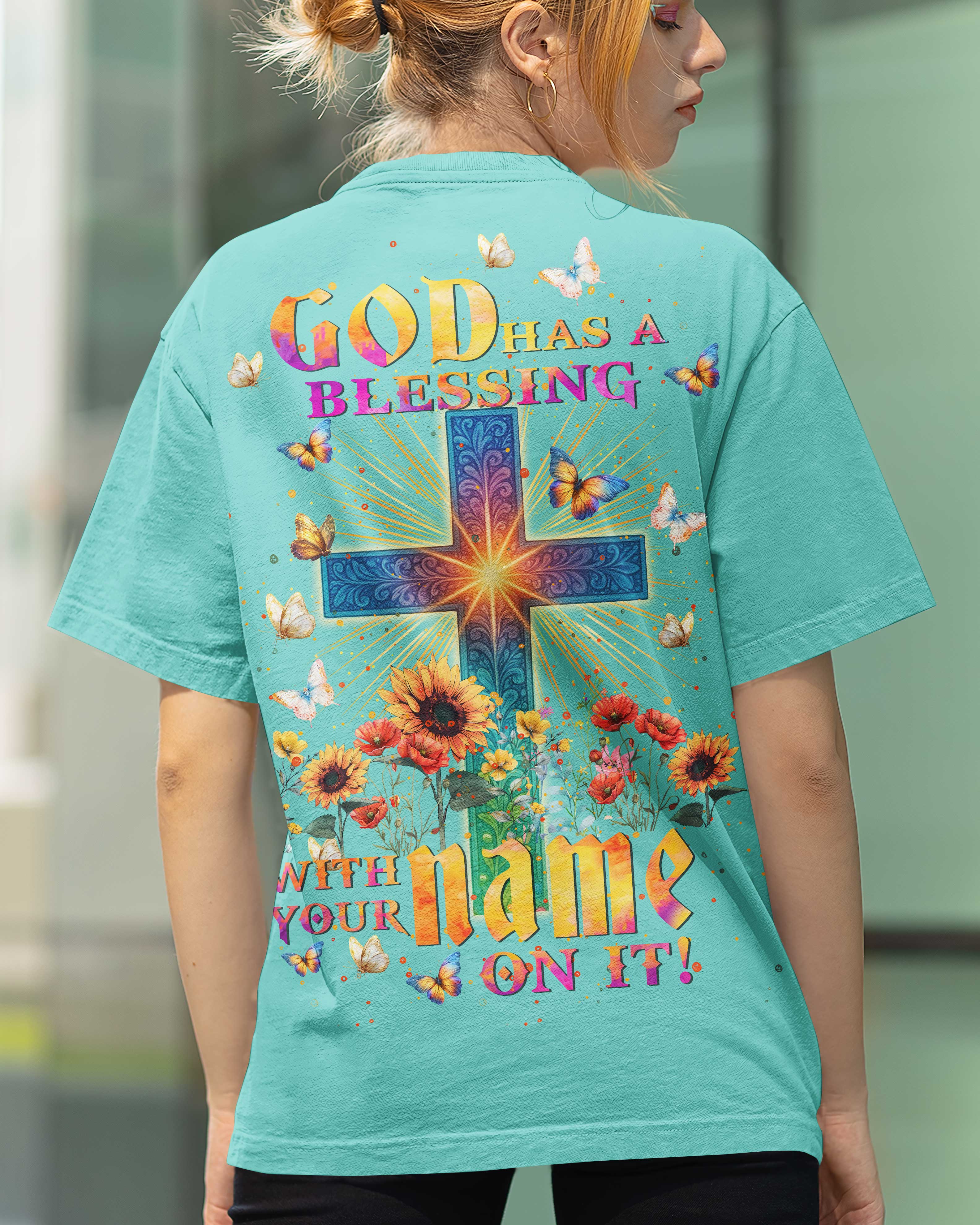 God Has A Blessing With Your Name On It All Over Print T-Shirt