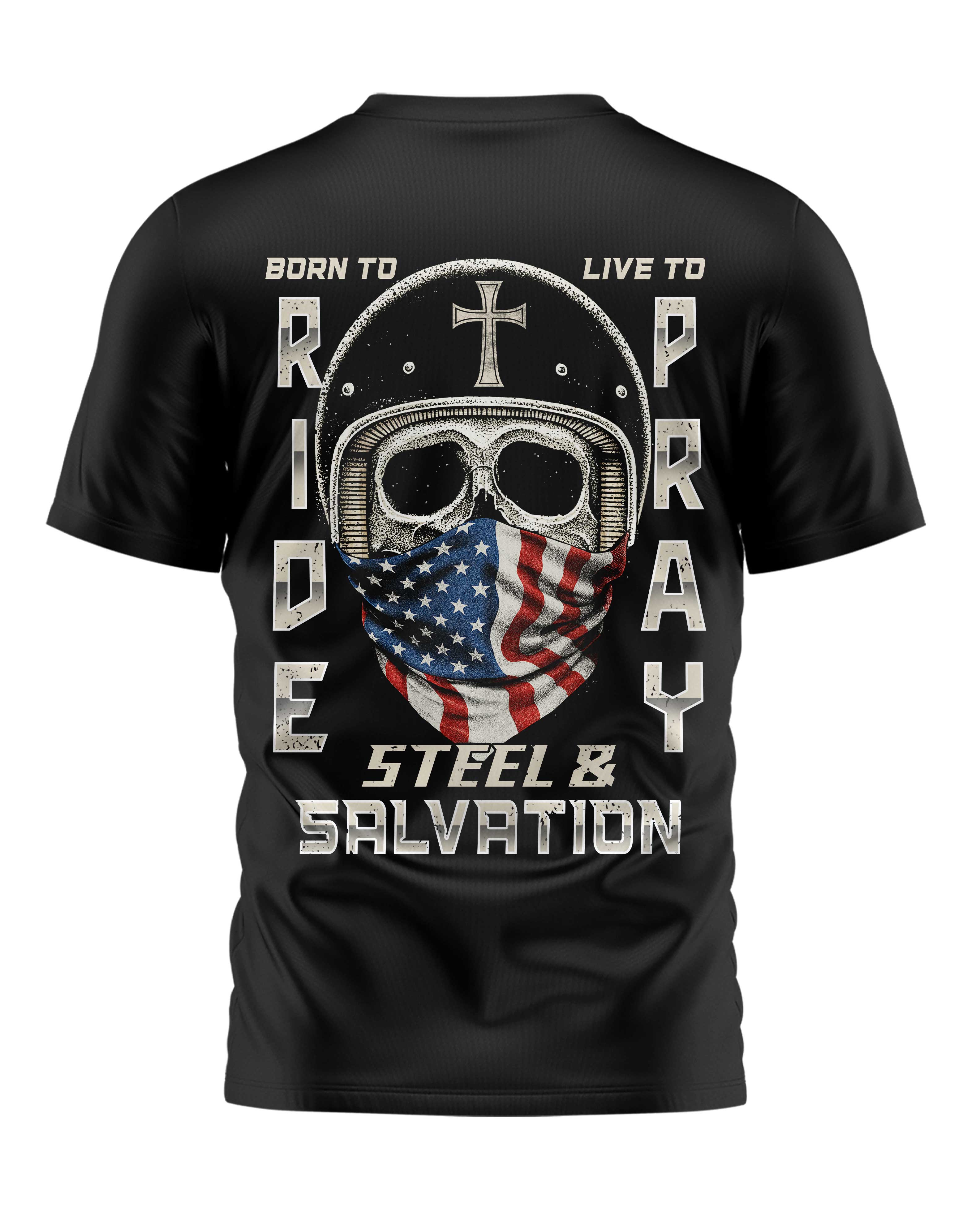 Born To Ride All Over Print T-Shirt