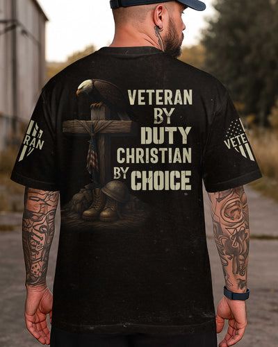 Veteran By Duty All Over Print T-Shirt