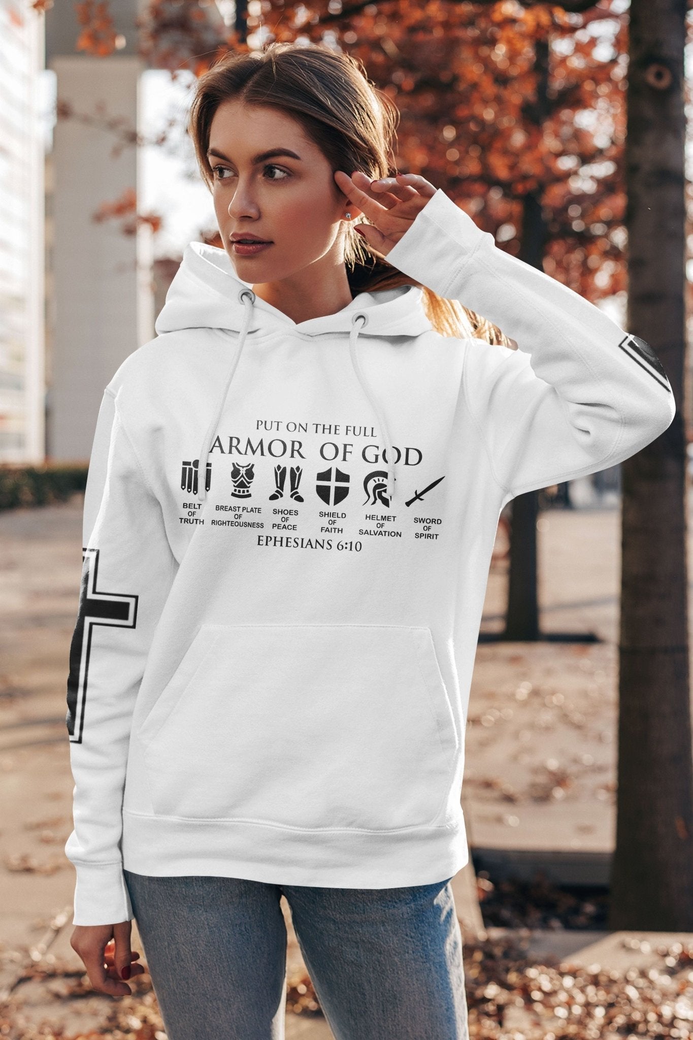 My Soul Is Protected By The Armor Of God All Over Print Hoodie