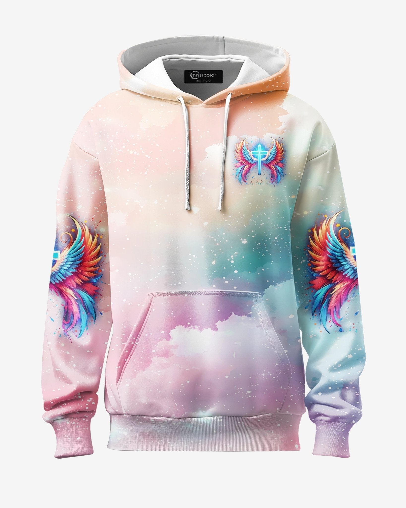 I Can Do All Things Through Christ Who Strengthens Me All Over Print Hoodie