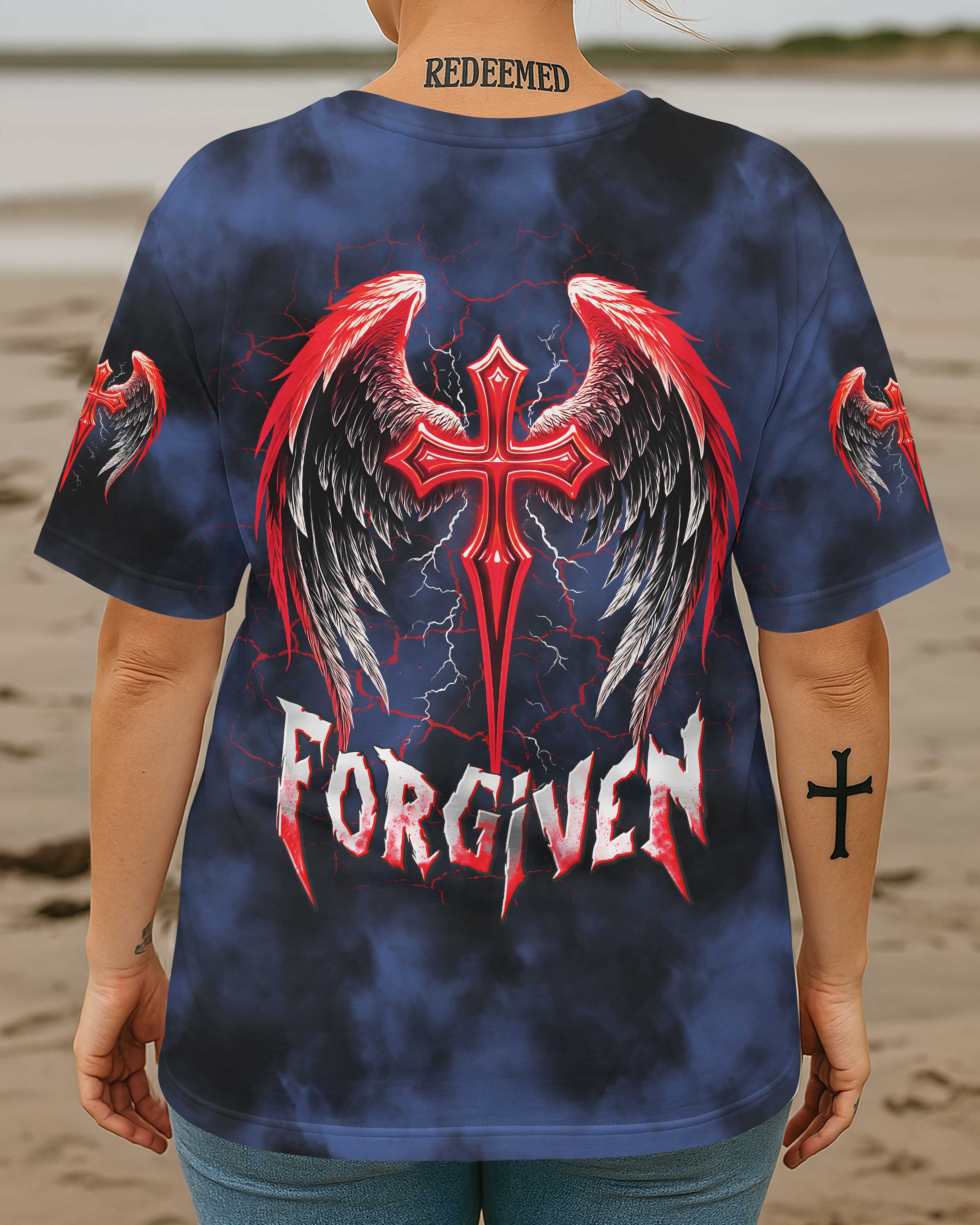 Forgiven All Over Print T-Shirt
