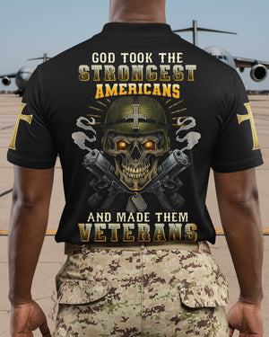 God Took The Strongest Americans And Made Them Veterans Shirt
