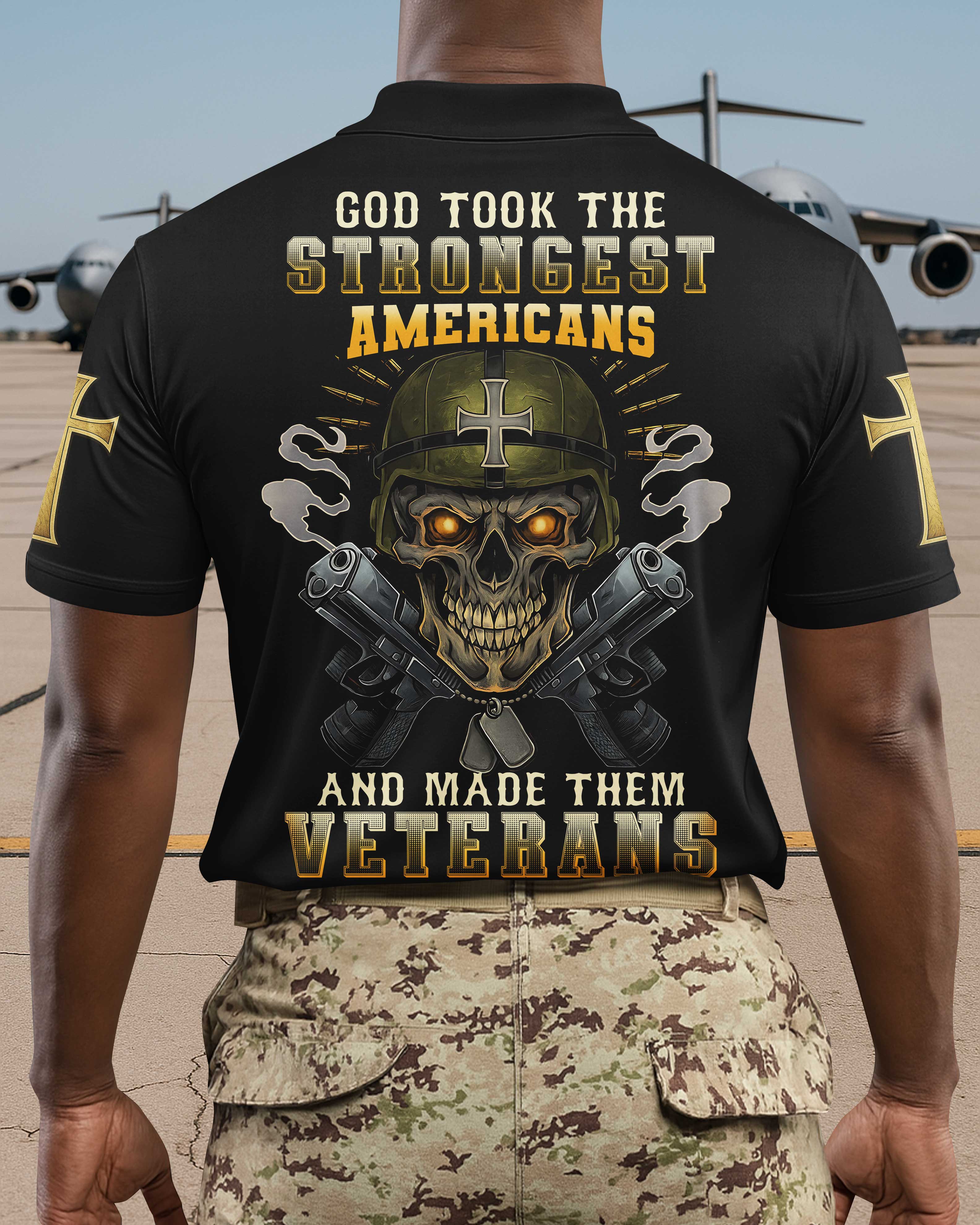 God Took The Strongest Americans And Made Them Veterans Shirt