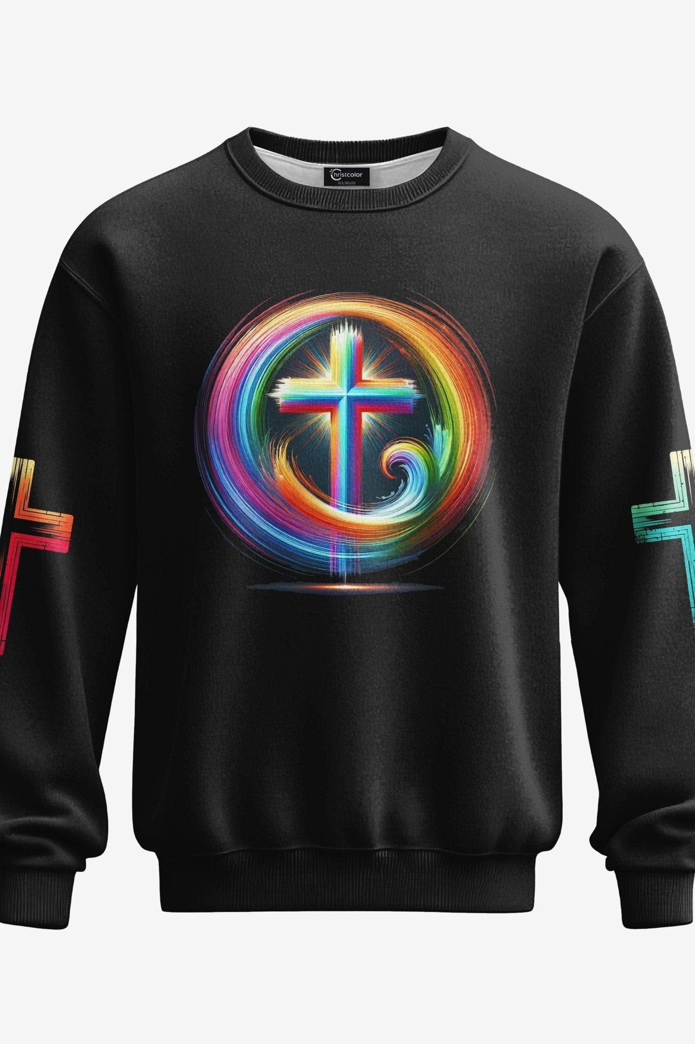 Rooted In Christ Jesus Is Light All Over Print Sweater