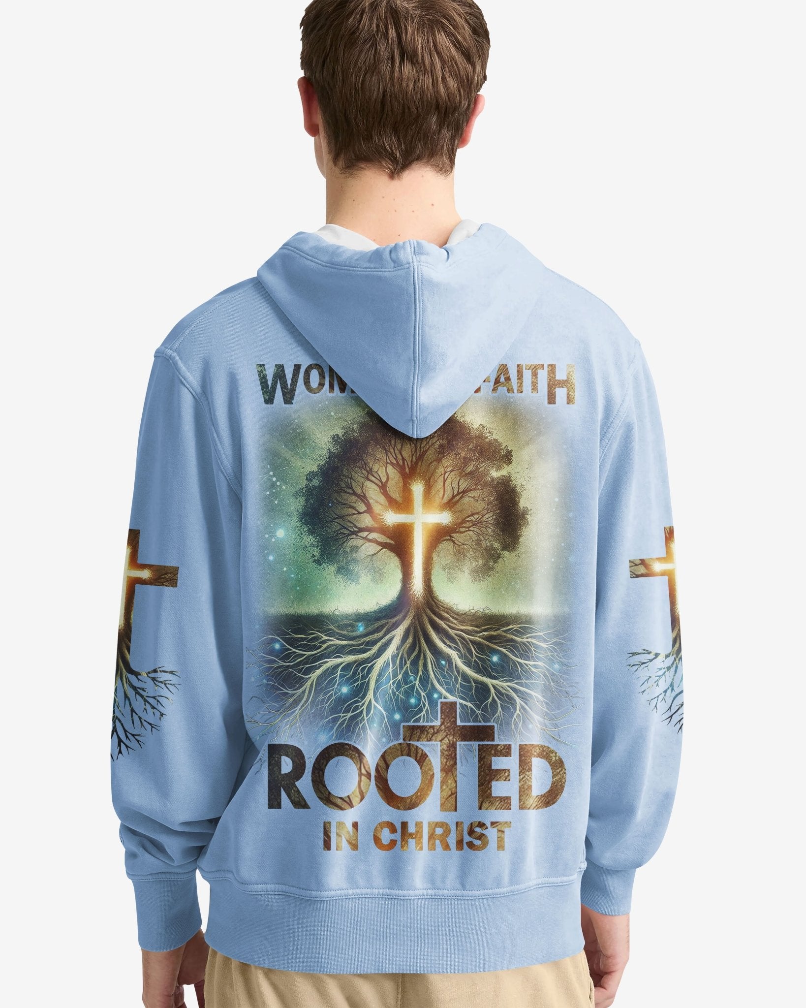 Woman Of Faith Rooted In Christ All Over Print Hoodie