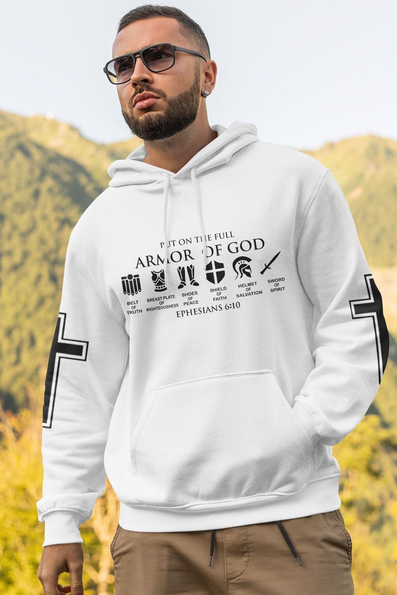 My Soul Is Protected By The Armor Of God All Over Print Hoodie