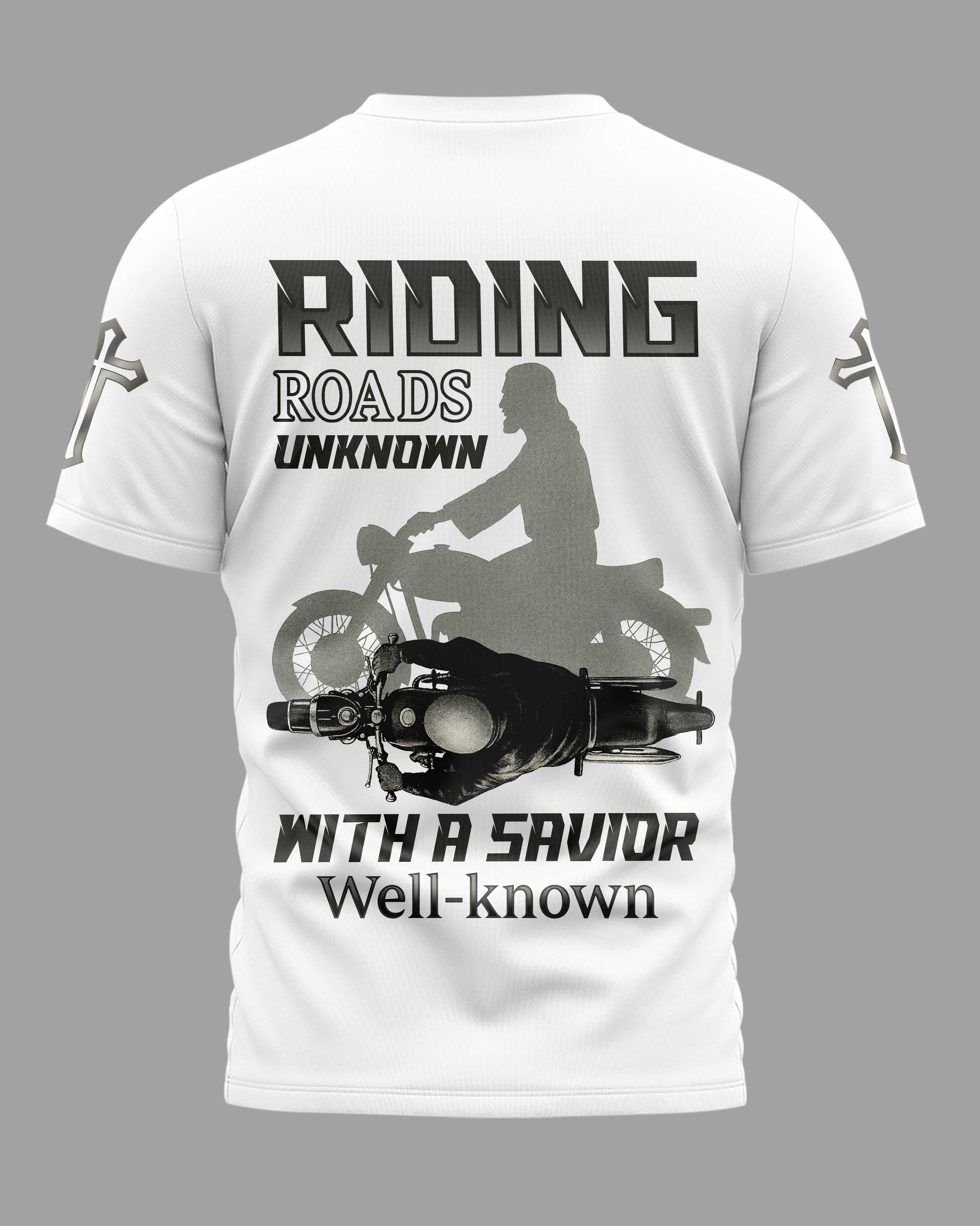 Riding Roads Unknown All Over Print T-Shirt