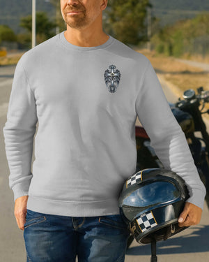 I Am A Simple Man I Like Motorcycles And Believe In Jesus Sweater