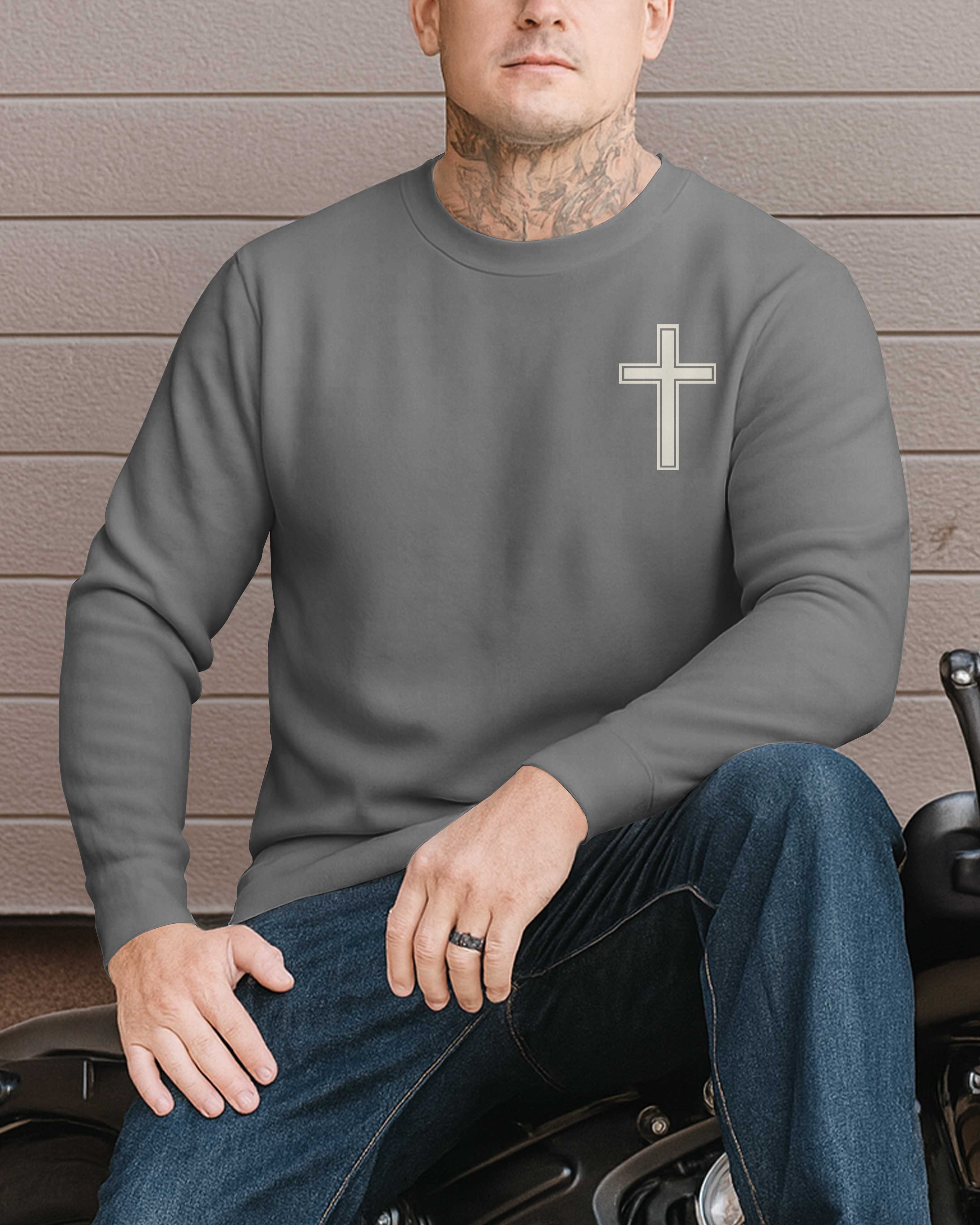 My Faith Is Louder Than My Exhaust All Over Print Sweater