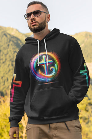 Rooted In Christ Jesus Is Light All Over Print Hoodie