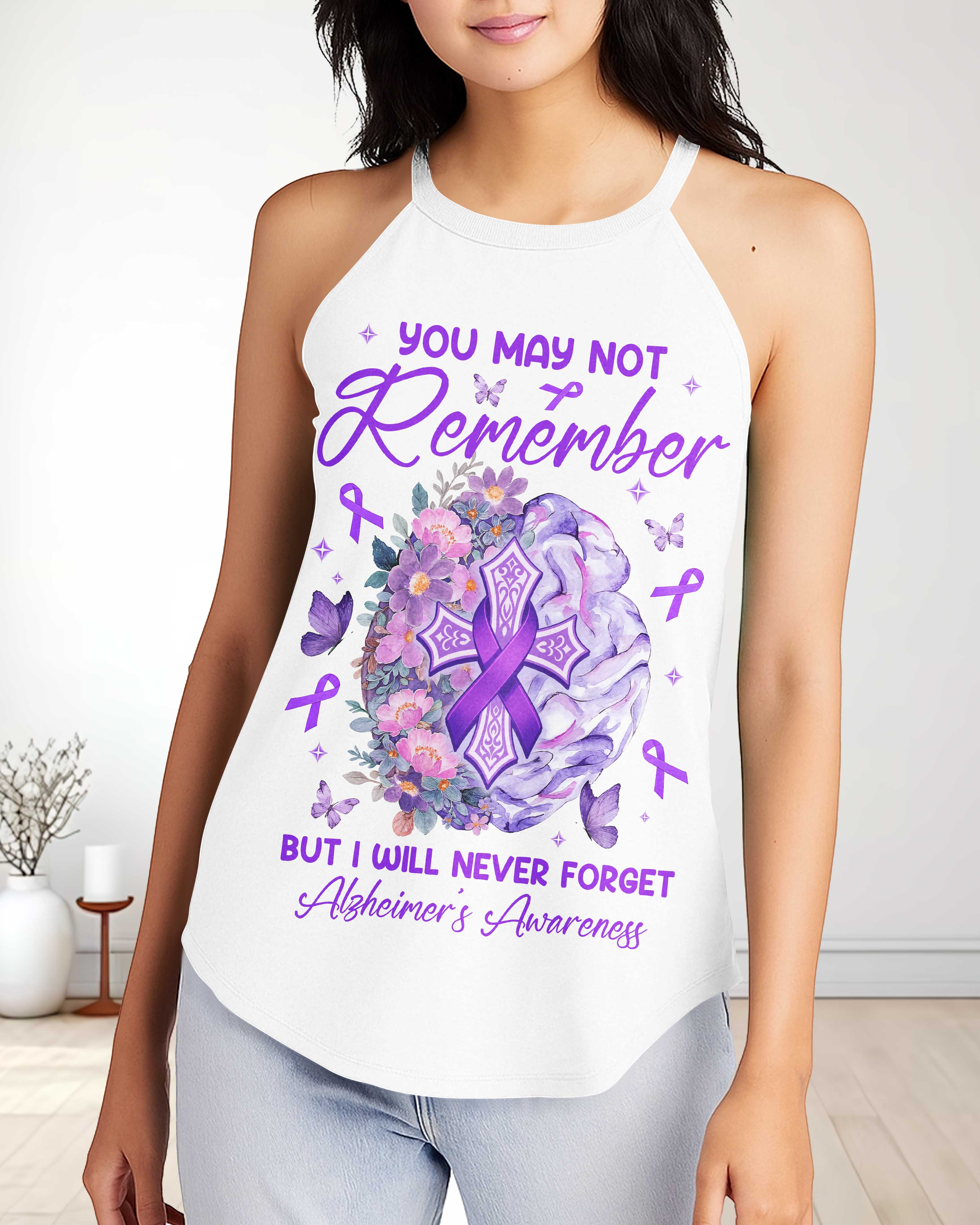 You May Not Remember But I Will Never Forget Rocker Tank Top