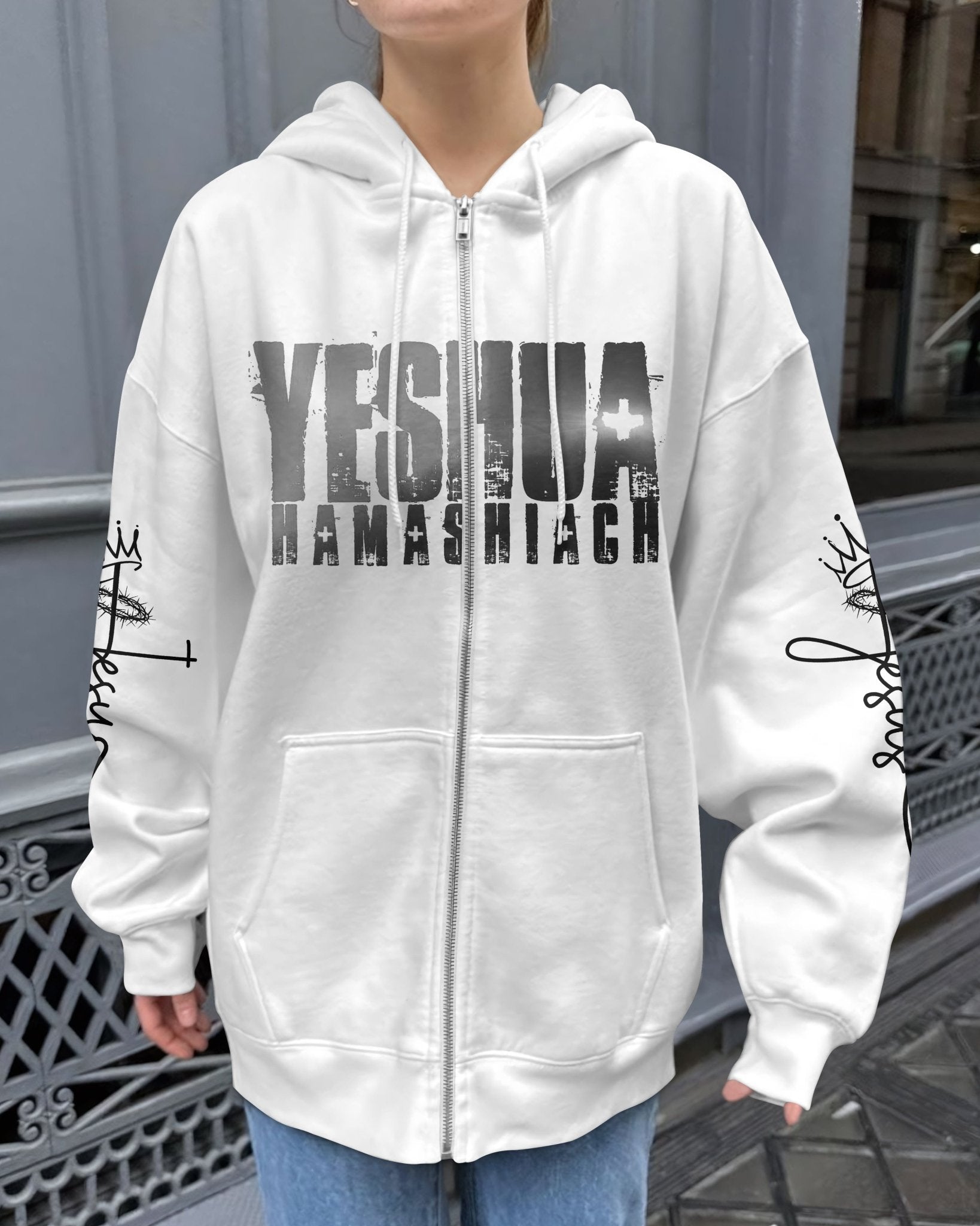 Lion Of Judah Lamb Of God All Over Print Zip Hoodie