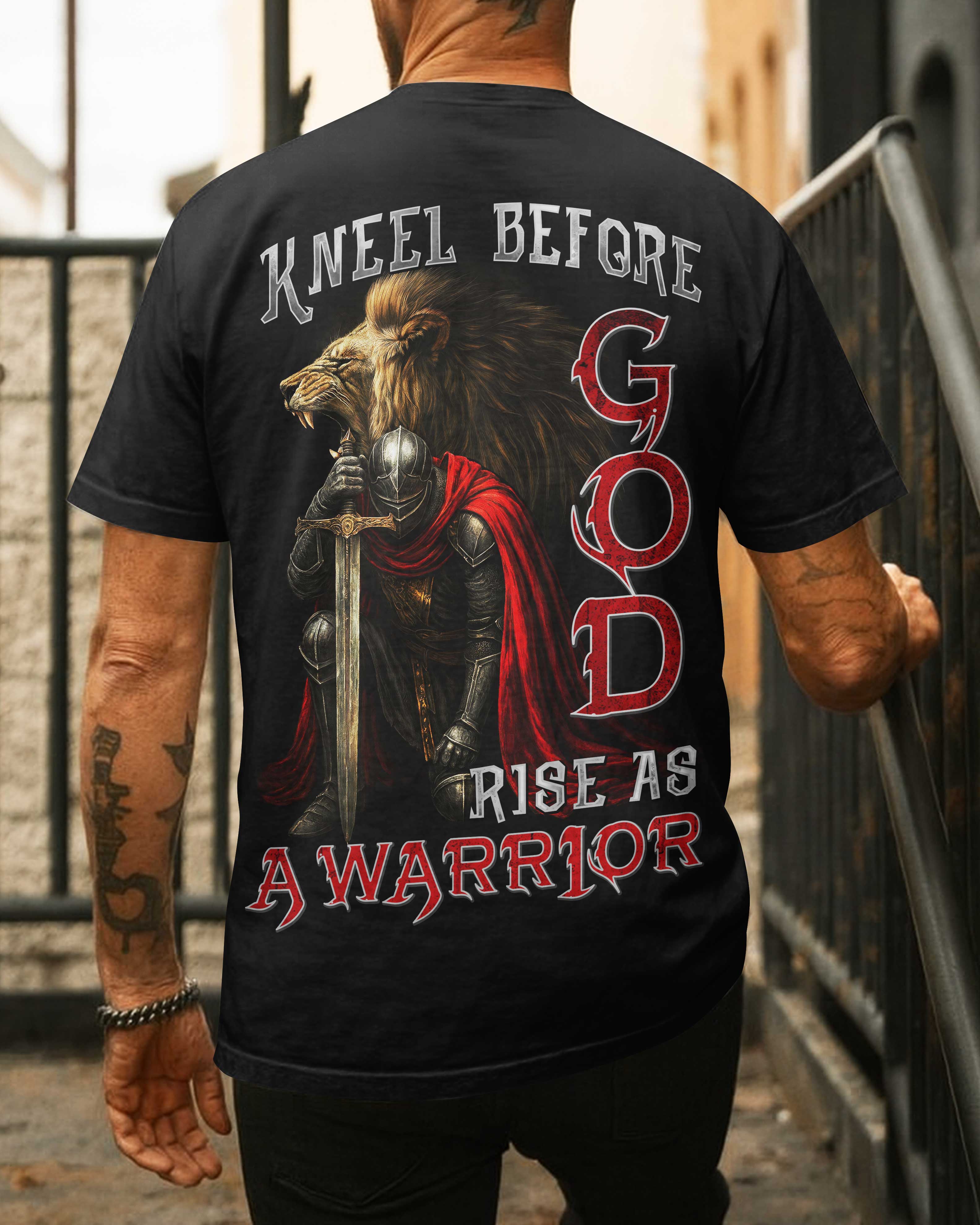 Kneel Before God All Over Print T-Shirt