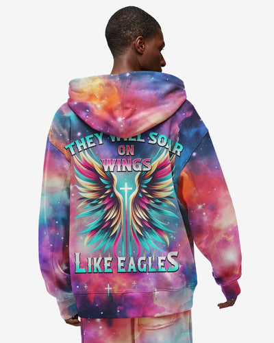 They Will Soar On Wings Like Eagles All Over Print Zip Hoodie