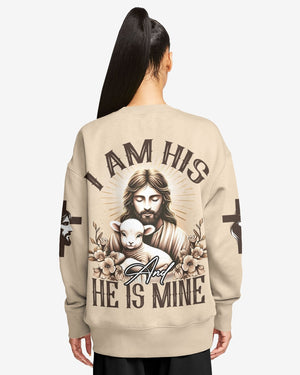 I Am His And He Is Mine All Over Print Sweater
