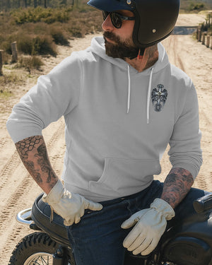 I Am A Simple Man I Like Motorcycles And Believe In Jesus Hoodie