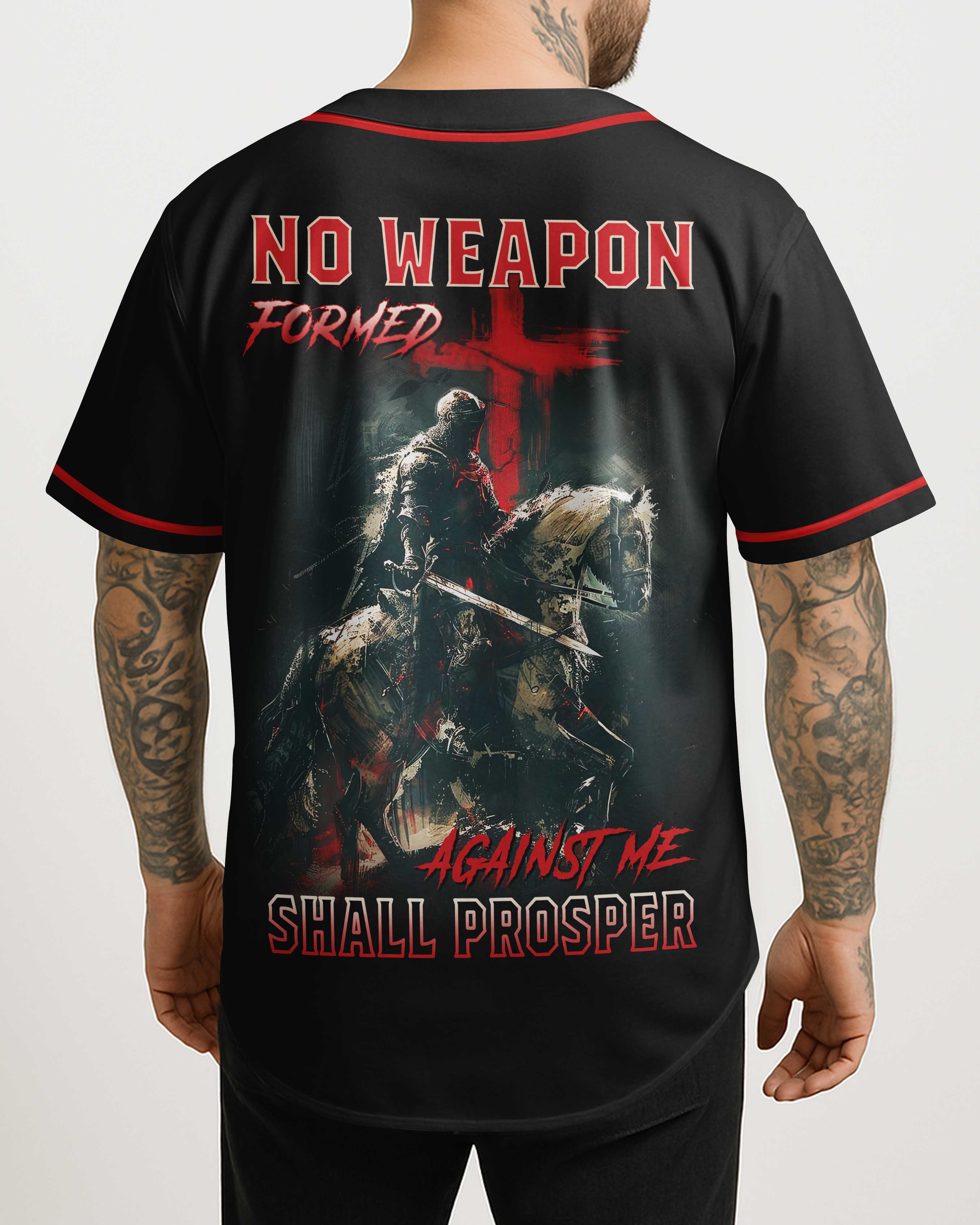 No Weapon Formed Against Me All Over Print Jersey