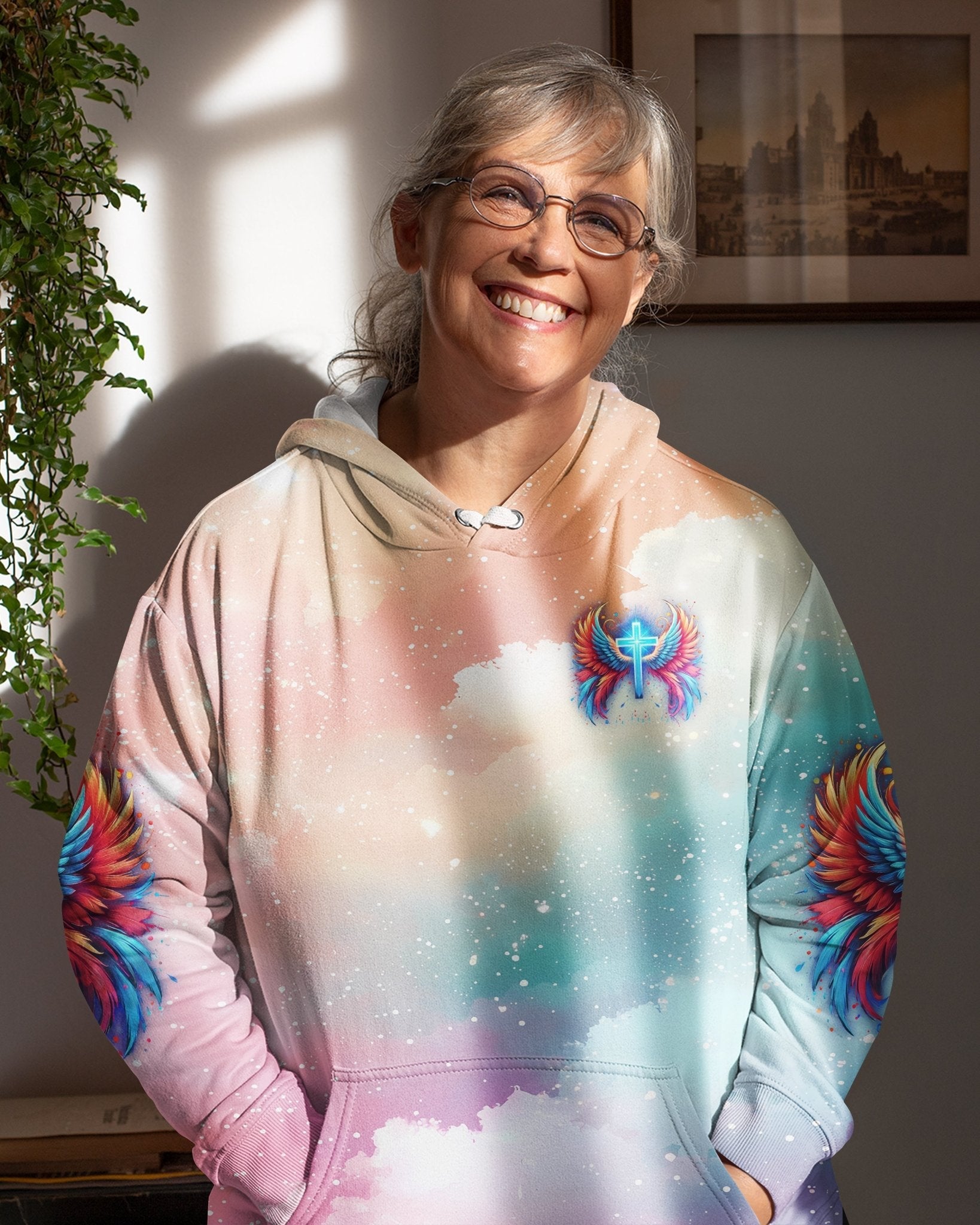 I Can Do All Things Through Christ Who Strengthens Me All Over Print Hoodie