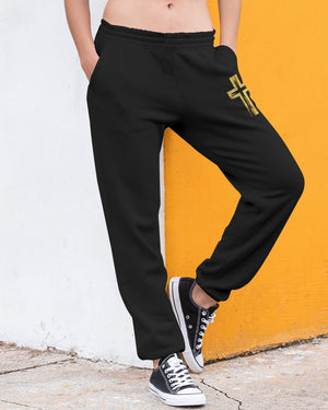 God Steps In Miracles Happen All Over Print Jogger Pants