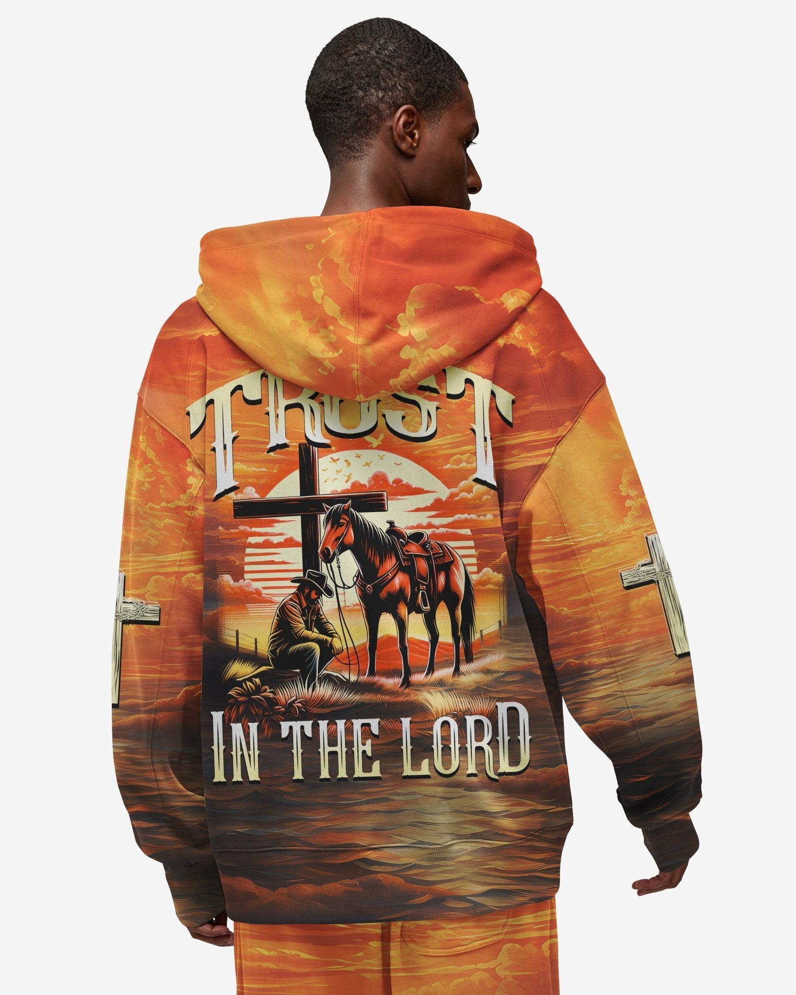 Trust In The Lord All Over Print Zip Hoodie