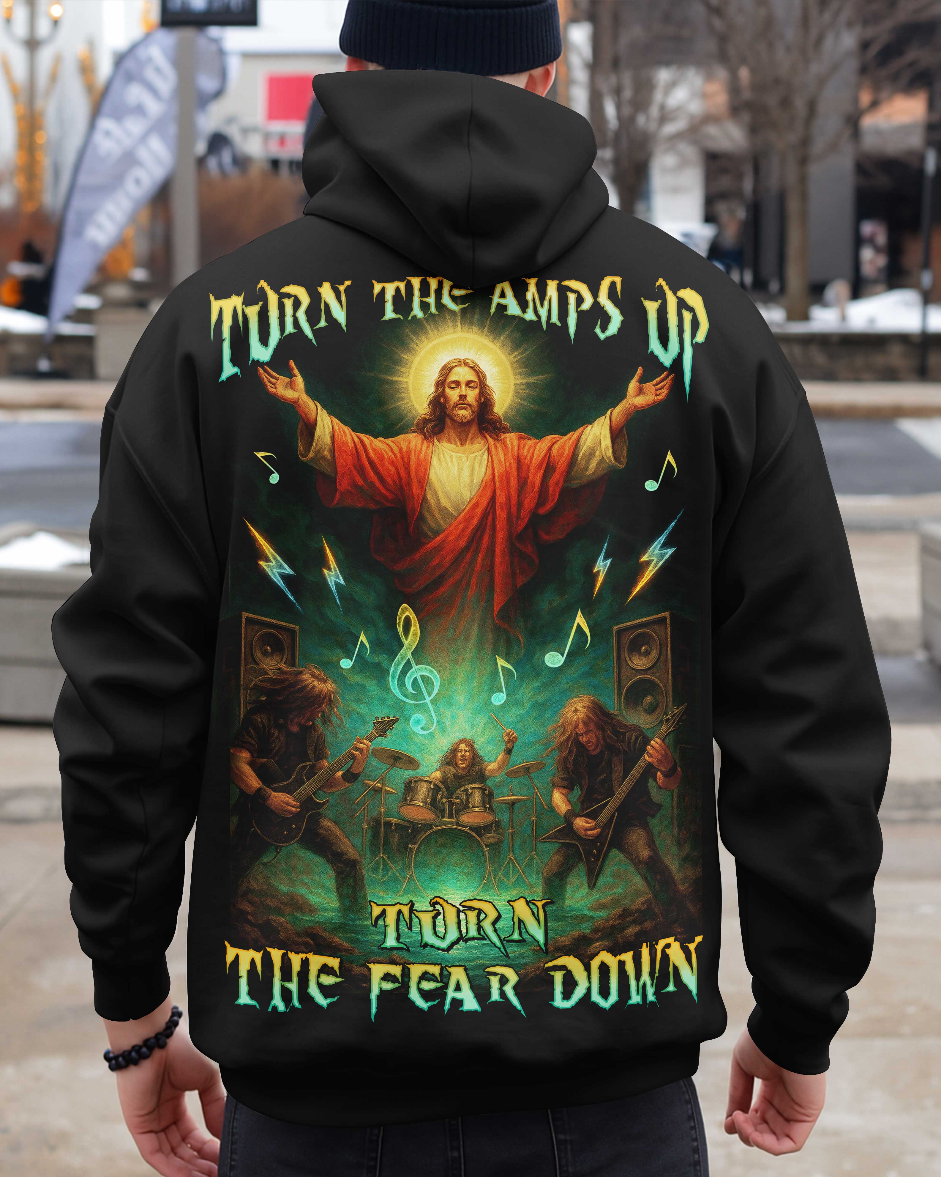 Turn The Amps Up Turn The Fear Down Shirt