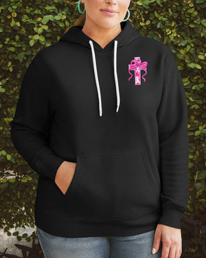 In October Our Cross Glows Pink Hoodie