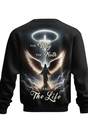 The Way The Truth And The Life All Over Print Sweater