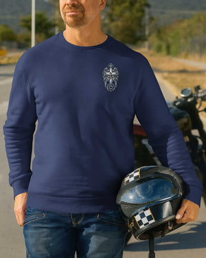 I Am A Simple Man I Like Motorcycles And Believe In Jesus Sweater