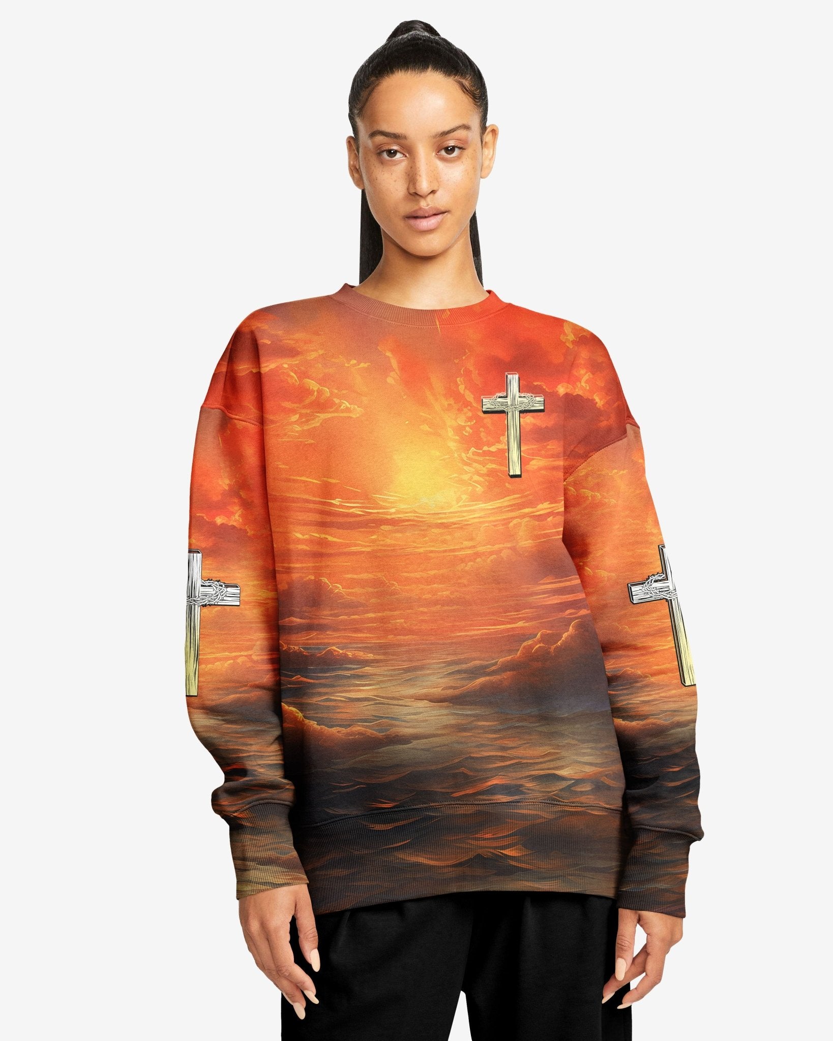 Trust In The Lord All Over Print Sweater