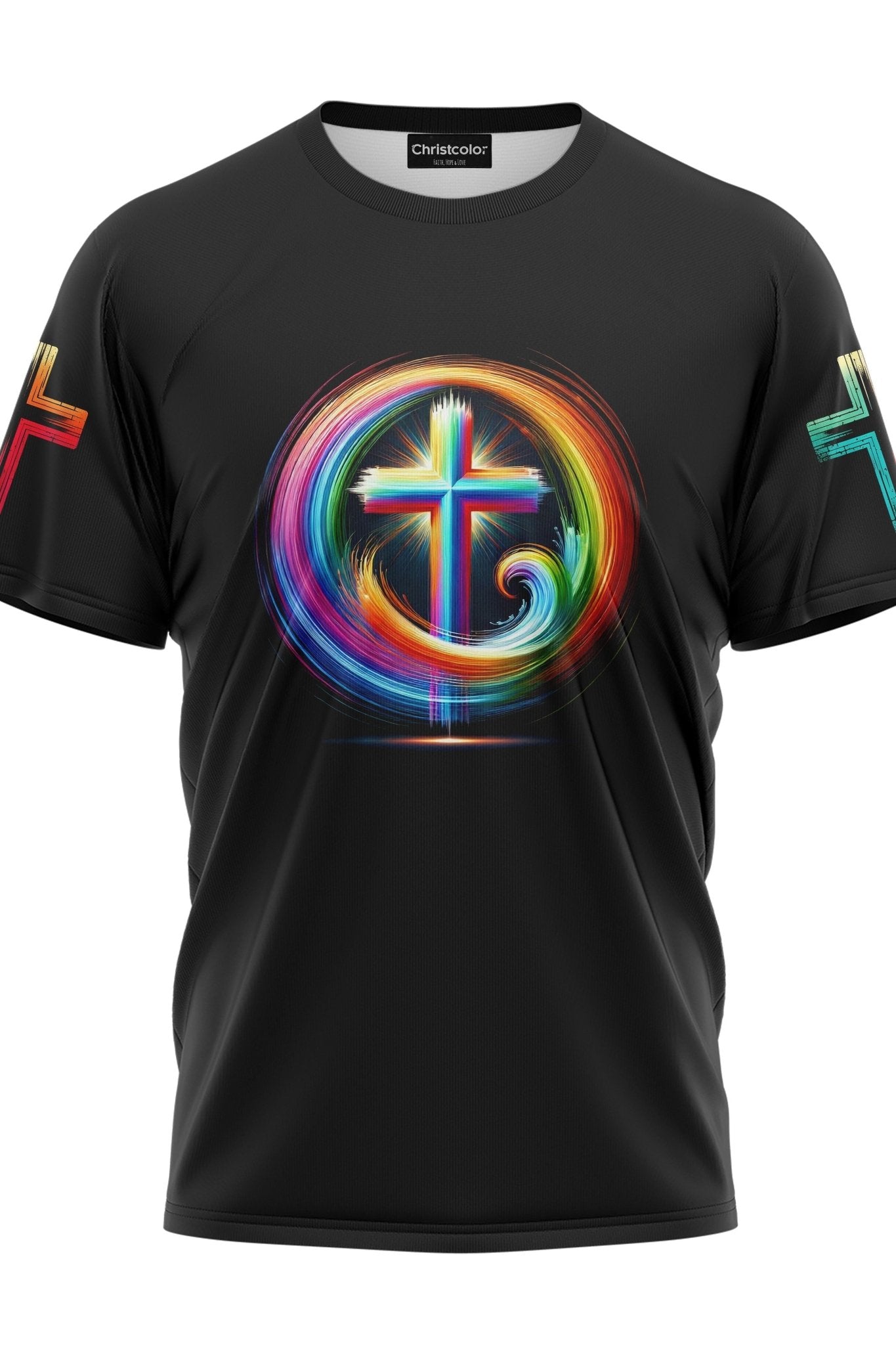 Rooted In Christ Jesus Is Light All Over Print T-shirt