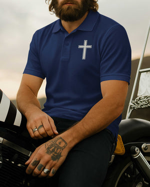 My Faith Is Louder Than My Exhaust All Over Print Polo