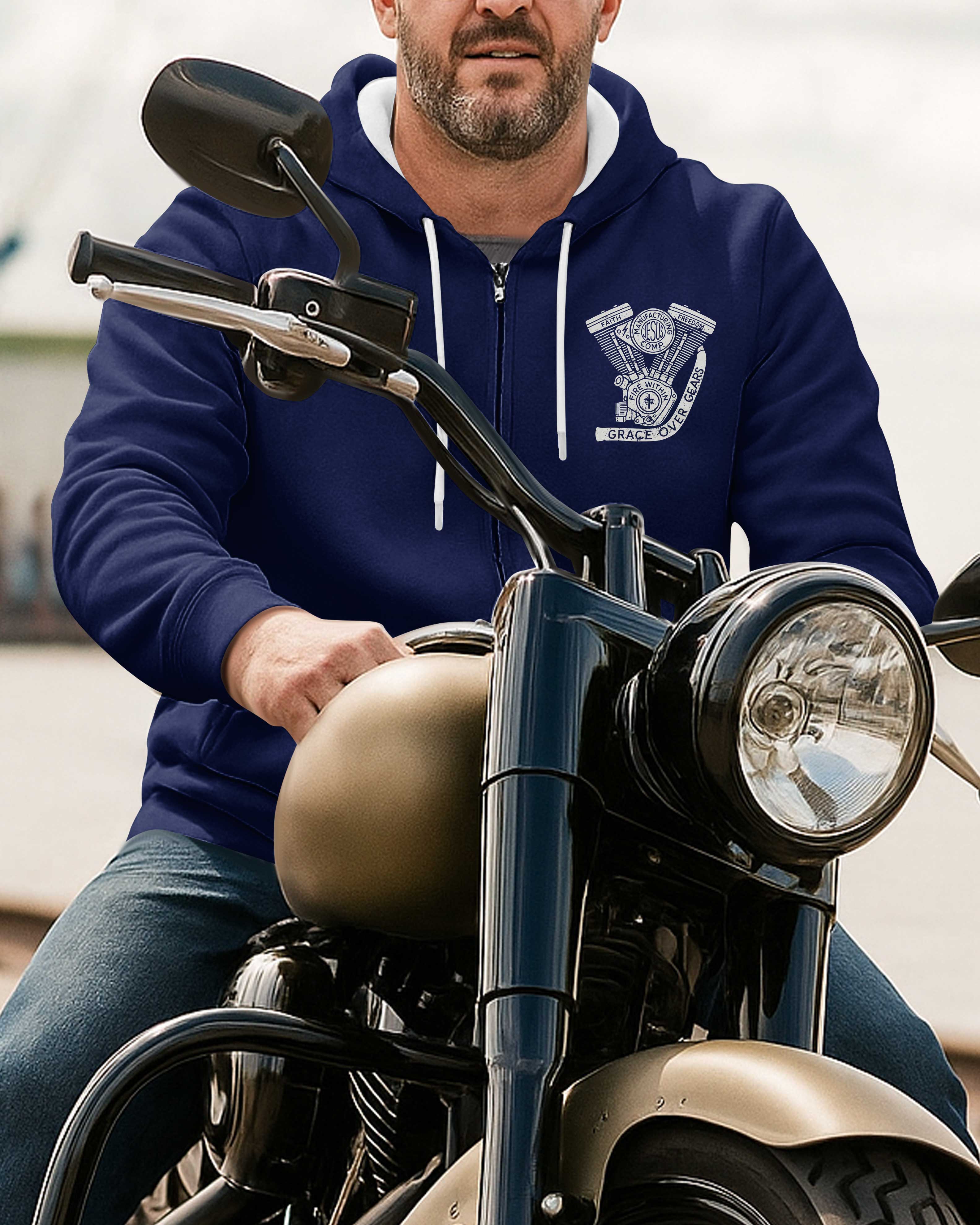 Every Mile A Prayer Zip Hoodie