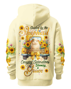 Guided By The Shepherd Carrying Generations Blooming In Grace Shirts